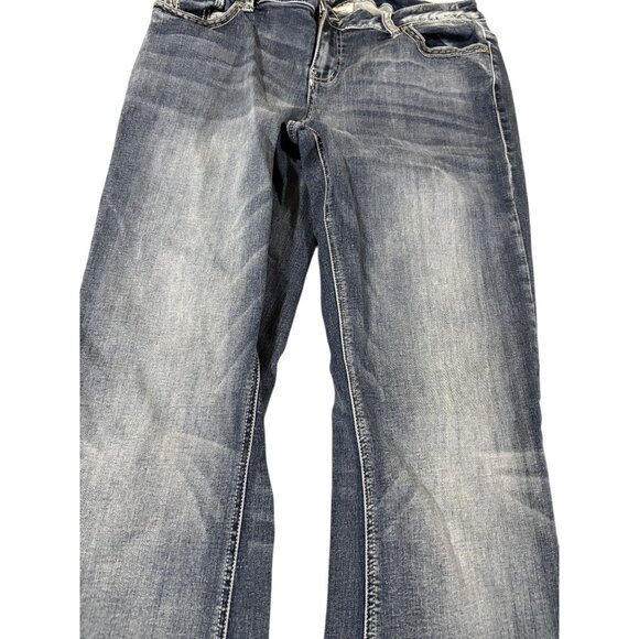 Maurices 9/10 Reg Denim Jeans Flares - Picture 3 of 8